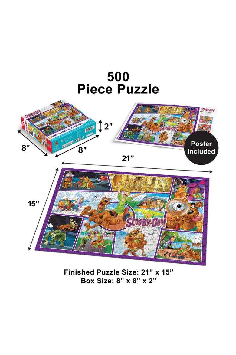 Scooby-Doo! Collage 500 Piece Puzzle, Alternate, color, Multicolor