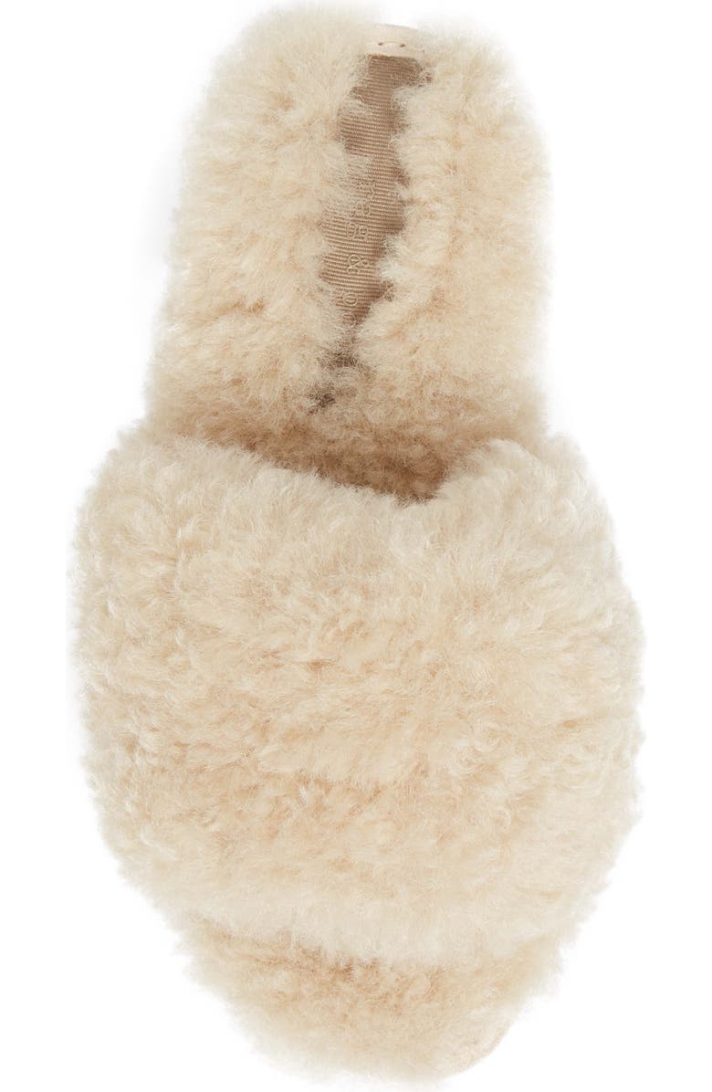 rag & bone Eira Faux Fur Slide Sandal, Alternate, color,