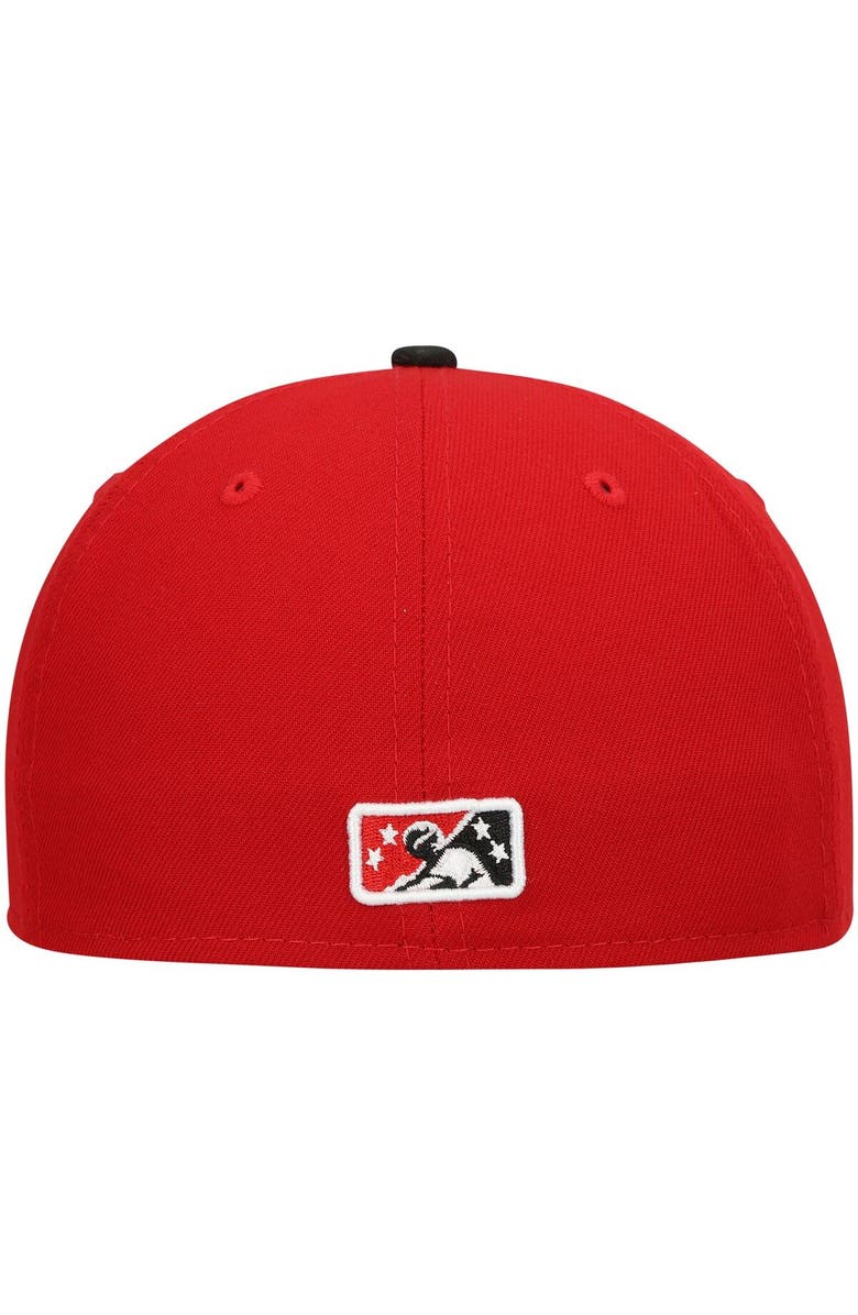 New Era Men's New Era Red Richmond Flying Squirrels Authentic Collection Team Alternate 59FIFTY Fitted Hat, Alternate, color, Red