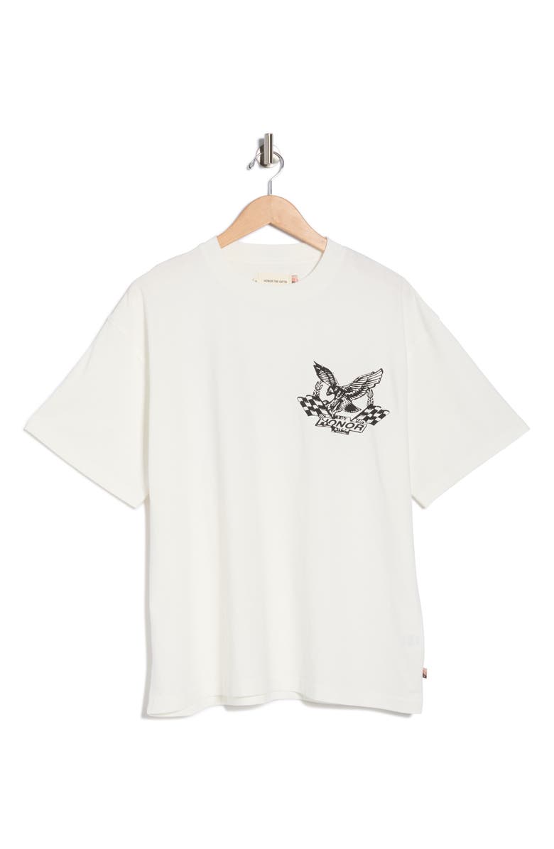 HONOR THE GIFT Motor Oil Graphic T-Shirt, Alternate, color, White