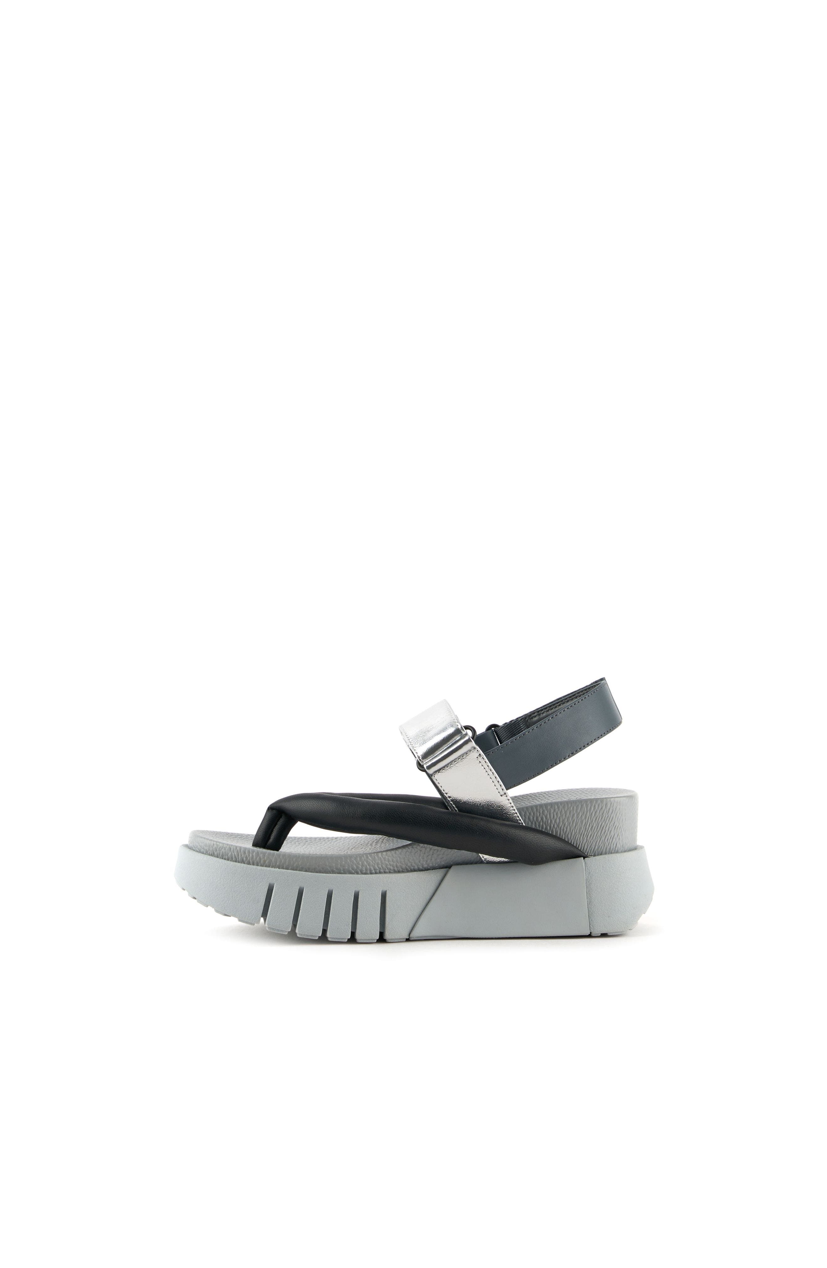 Delta Tong Sandals, Alternate, color, Steel