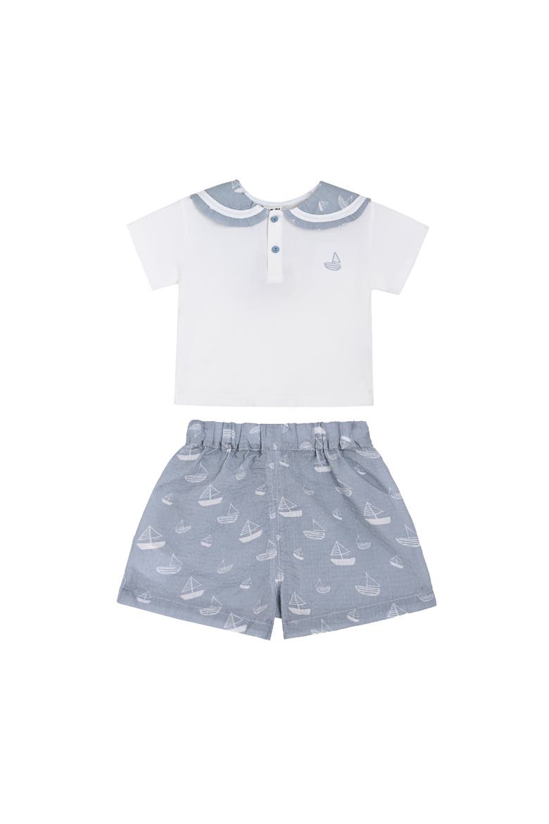 Sailboat Collar Set, Main, color, Light Blue