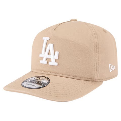 Men's New Era Light Beige Los Angeles Dodgers Cam 19TWENTY Adjustable Hat