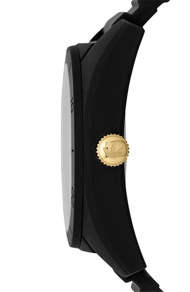 adidas Originals 'Santiago' Polyurethane Strap Watch, 42mm, Alternate, color, 