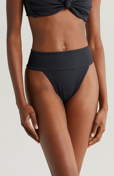 Tamarindo Rib High Cut Bikini Bottoms