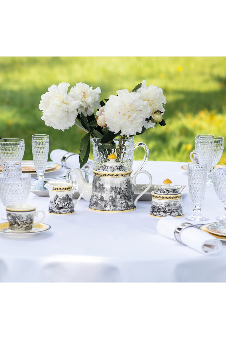 Audun Ferme Teapot, Alternate, color, White
