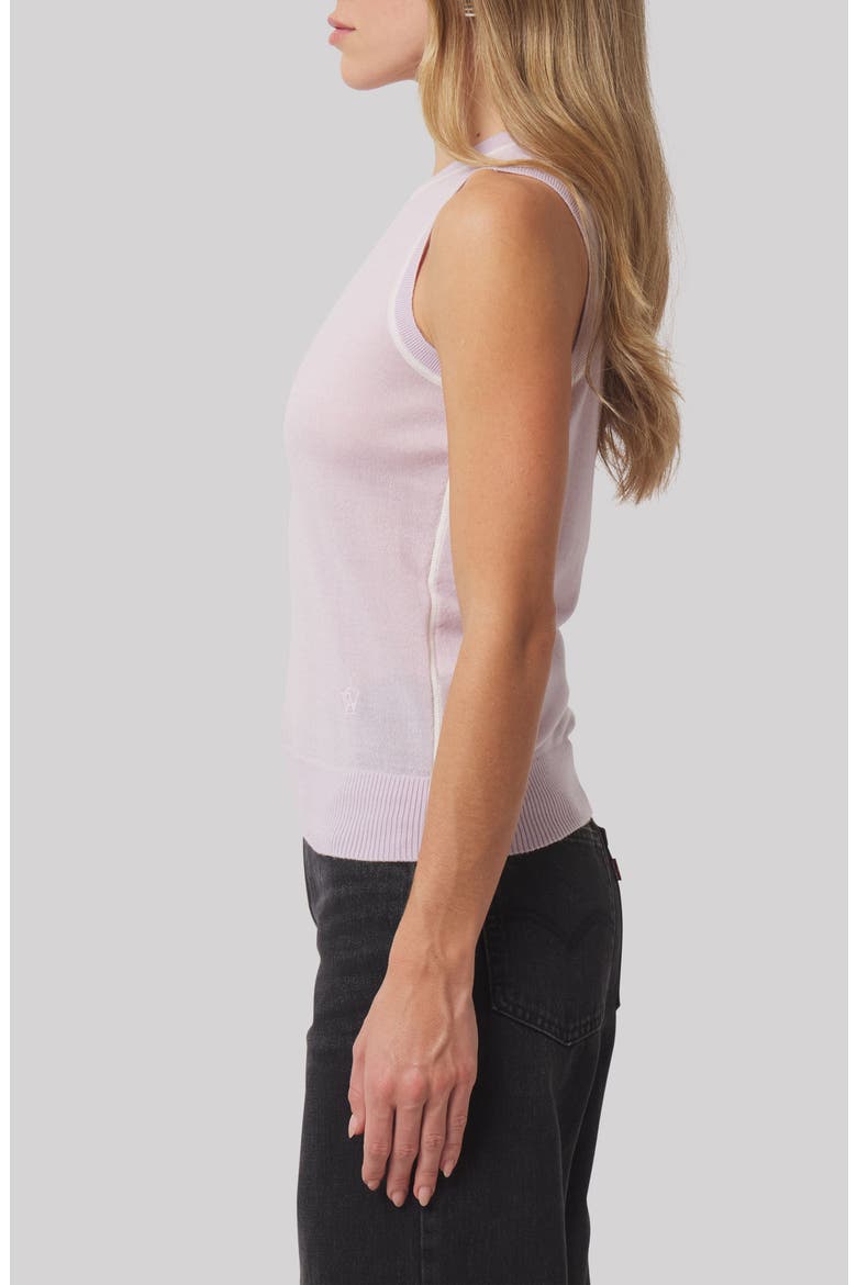 Lauren Wool Blend Vest, Alternate, color, PETAL PINK/ ANTIQUE WHITE