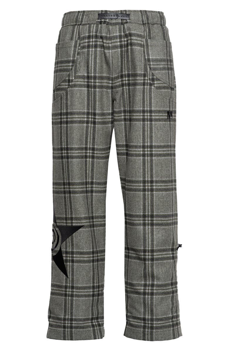 Round Two x Madison Jewelinski Plaid Wool Blend Flannel Pants, Alternate, color,