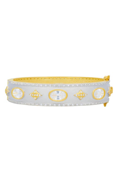 FREIDA ROTHMAN Oh So Gorgeous Bangle in Gold And Silver 