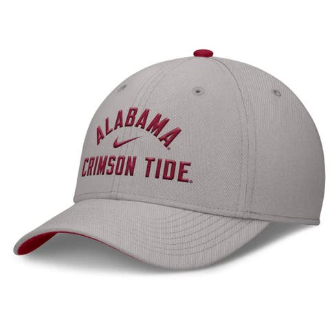 Men's Nike Gray Alabama Crimson Tide Rise Prep Performance Flex Hat