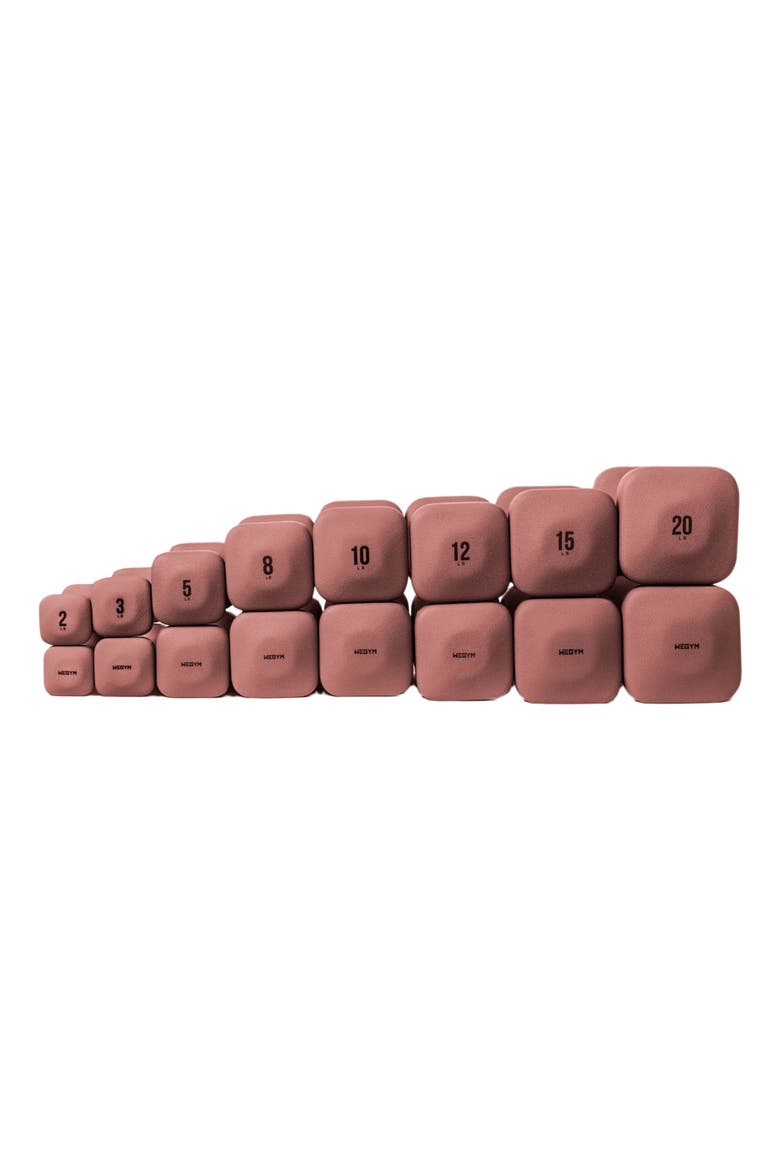 SafeGrip Dumbbells, Alternate, color, Rose