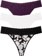 Natori Bliss Perfection One Size Thong 3-Pack