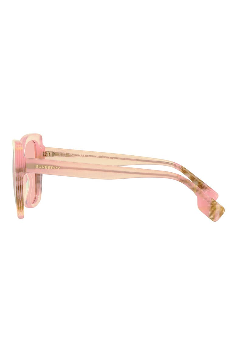 Meryl 54mm Cat Eye Sunglasses, Alternate, color, PINK