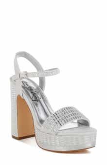 Ortage Rhinestone Platform Sandal