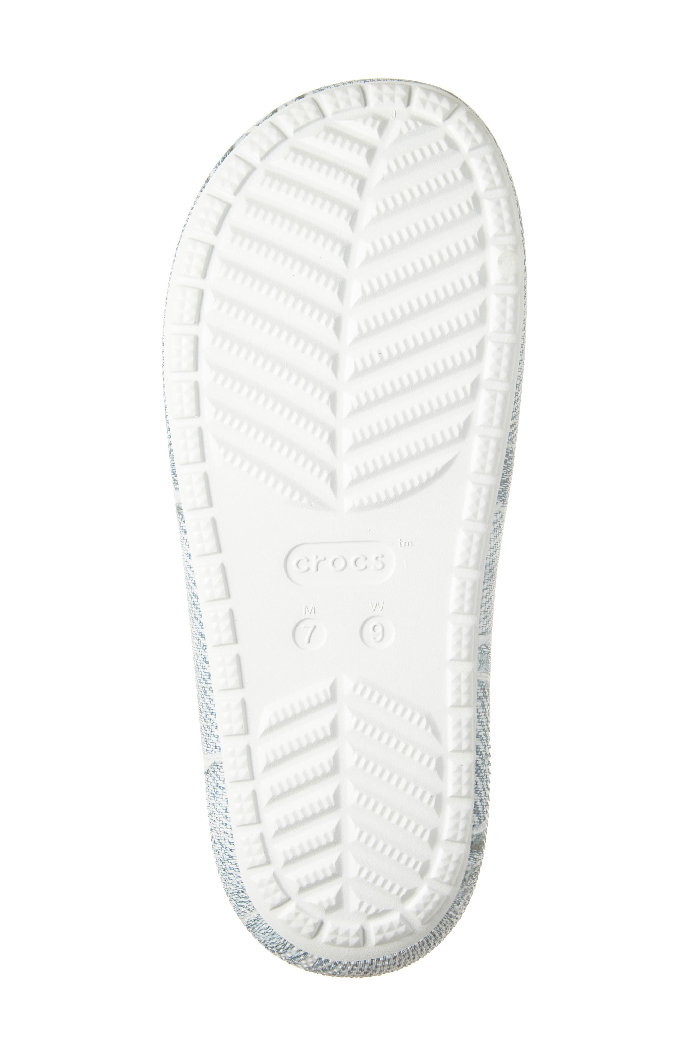 CROCS Gender Inclusive Classic Denim 2.0 Slide Sandal, Alternate, color, 