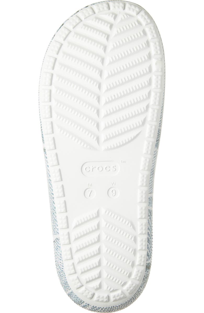 CROCS Gender Inclusive Classic Denim 2.0 Slide Sandal, Alternate, color,