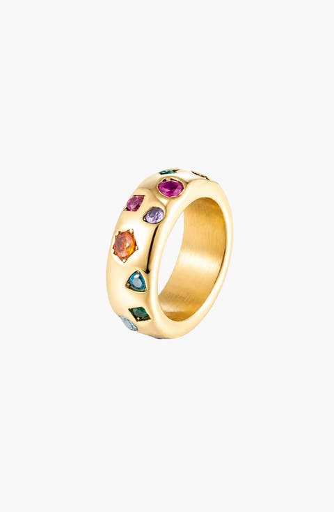 Dome Gemstone Statement Ring
