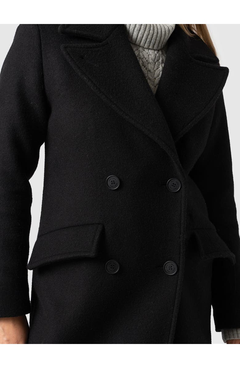 Saint + Sofia Hampton Coat, Alternate, color, Black