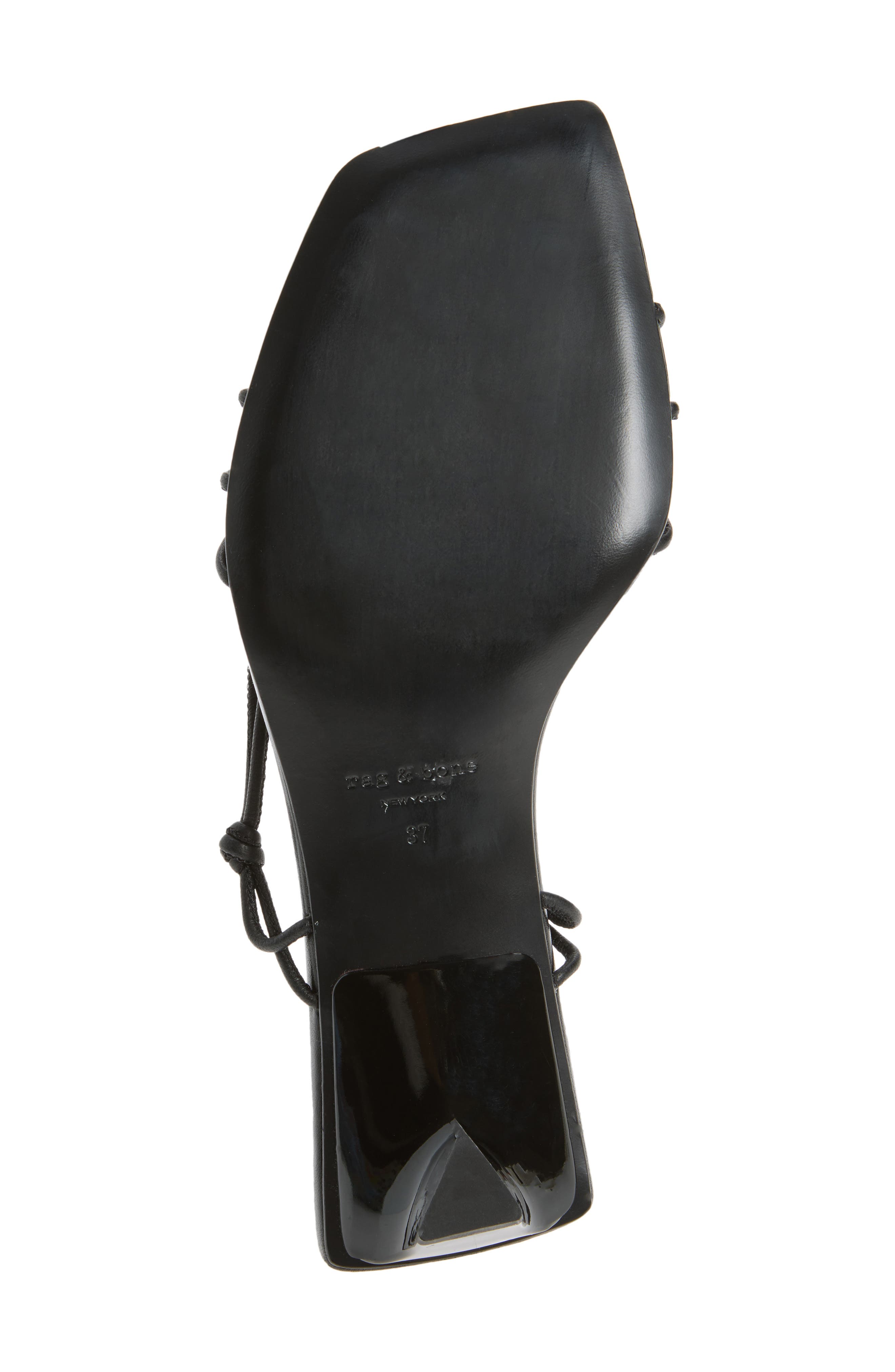 rag & bone Liv Ankle Wrap Kitten Heel Sandal, Alternate, color, 