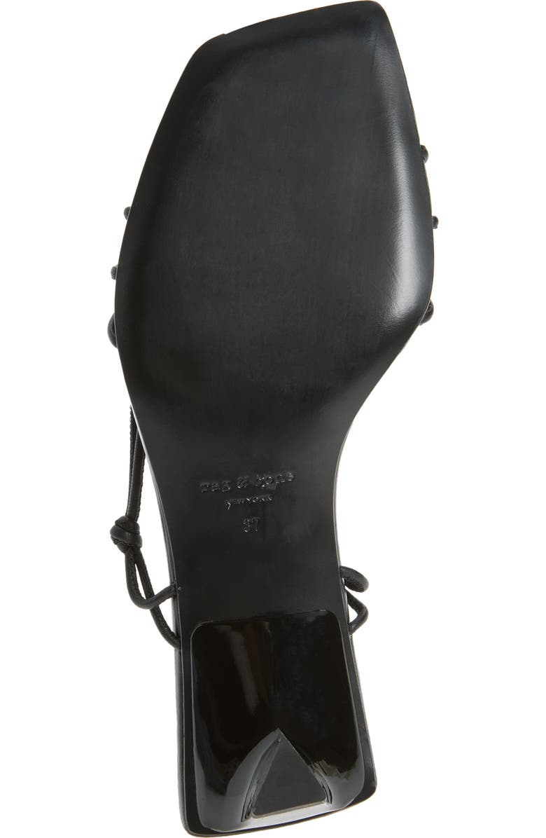 rag & bone Liv Ankle Wrap Kitten Heel Sandal, Alternate, color,