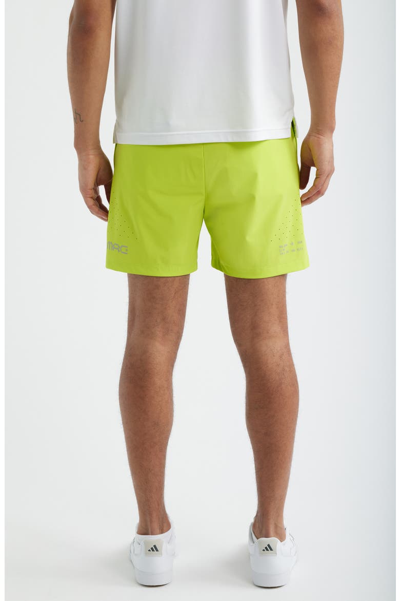 MRC Tech Water Repellent Running Shorts, Alternate, color, GREEN ACID
