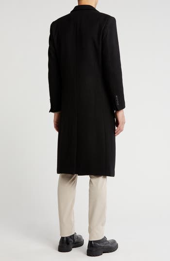 Three Button Knee Length Coat