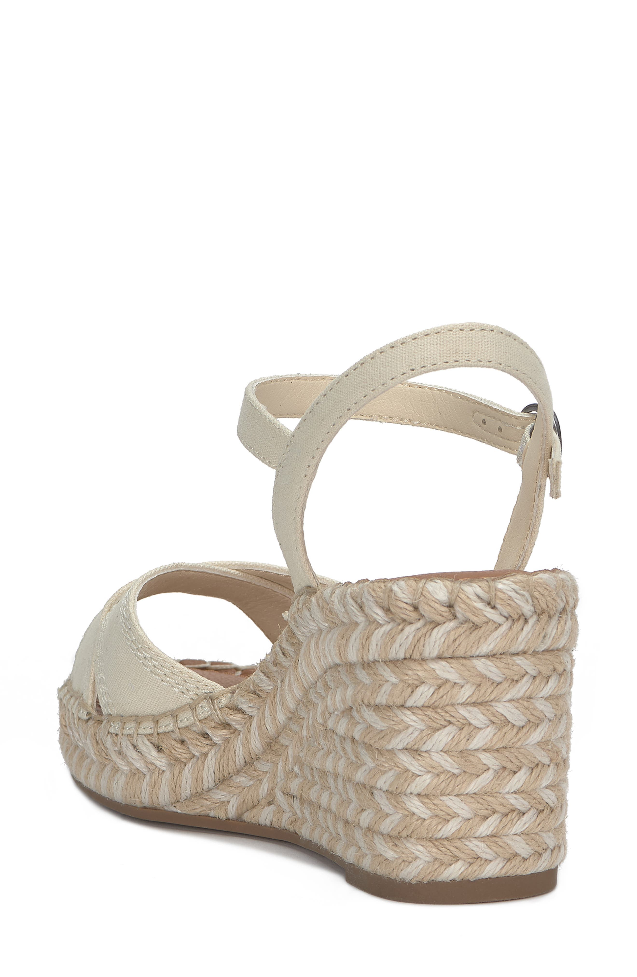 Lucky Brand Candyr Platform Wedge Sandal, Alternate, color, Vanilla