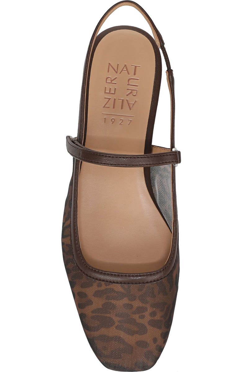 Naturalizer Connie Slingback Flat, Alternate, color, Dark Brown/ Black