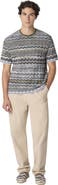 Missoni Cotton Knit T-shirt With Chevron Pattern