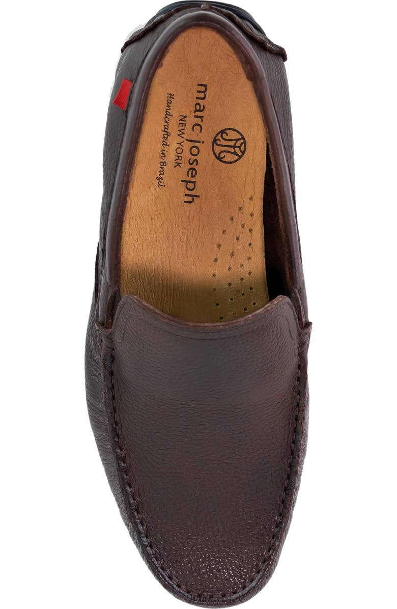 Marc Joseph New York Carlton Leather Driver Loafer, Alternate, color, Brown Grainy