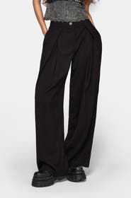 Disturbia Devin Pleated Palazzo Trouser