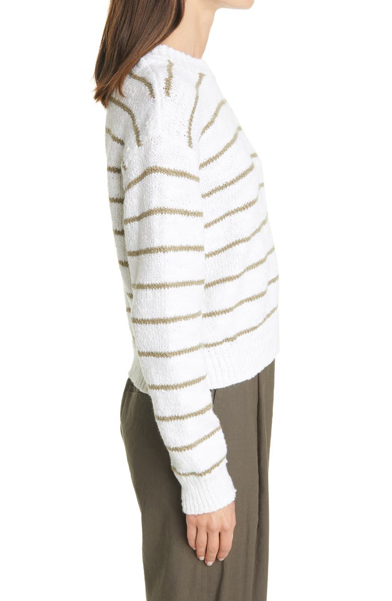 Vince Stripe Crewneck Sweater, Alternate, color, 