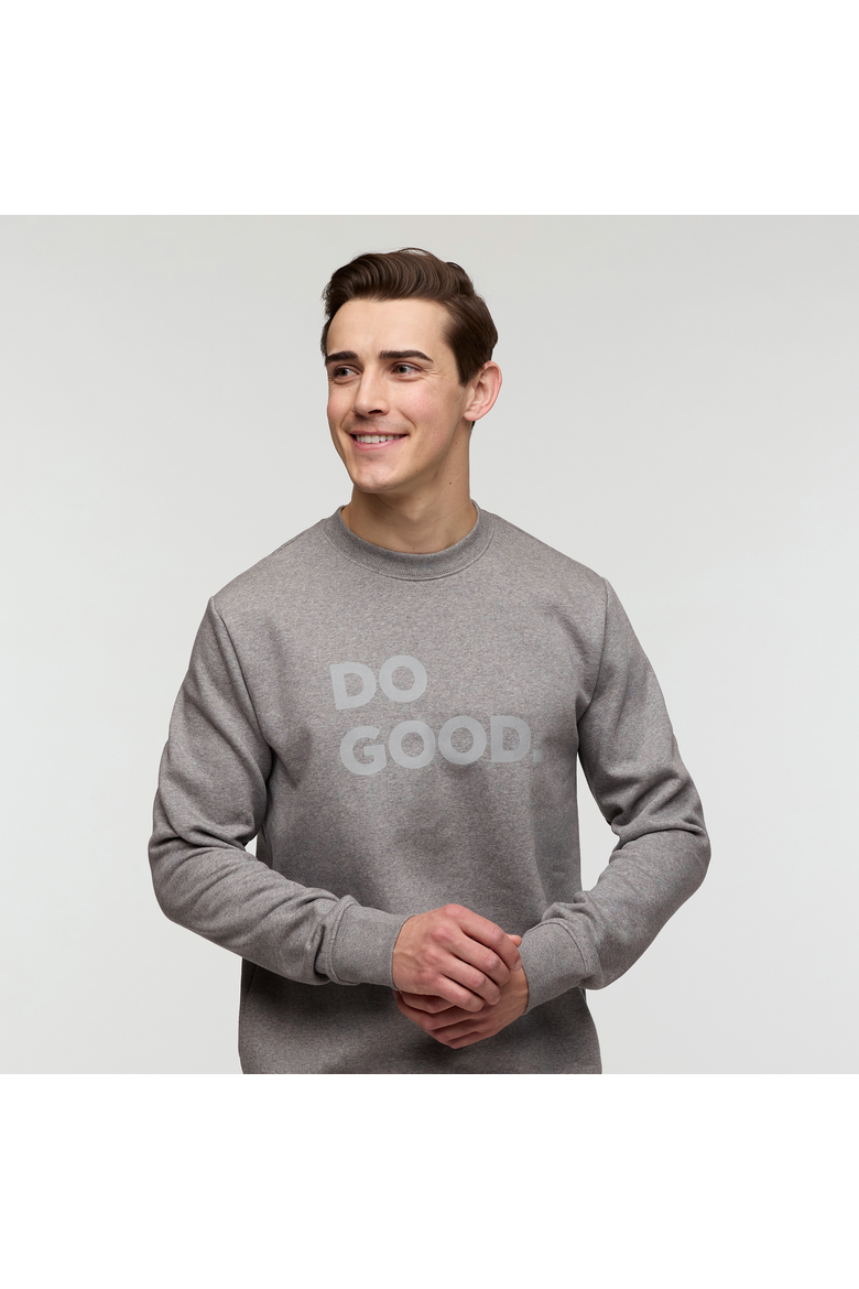 Do Good Crew Sweatshirt - Men's, Main, color, Heather Grey