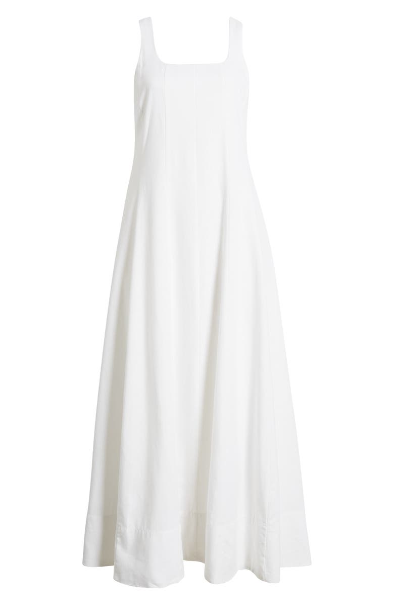 Halogen<sup>®</sup> Linen Blend Maxi Dress, Alternate, color,