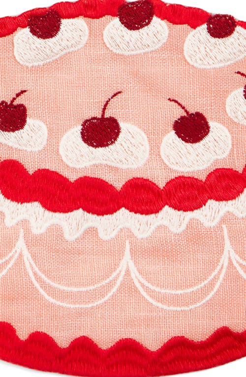 Piecework Puzzles Birthday Assorted Set Of 4 Linen Napkins In Multi