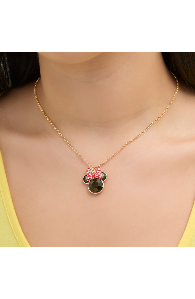 Disney Minnie Mouse Red Bow Jewelry Set, Alternate, color, Red/Black