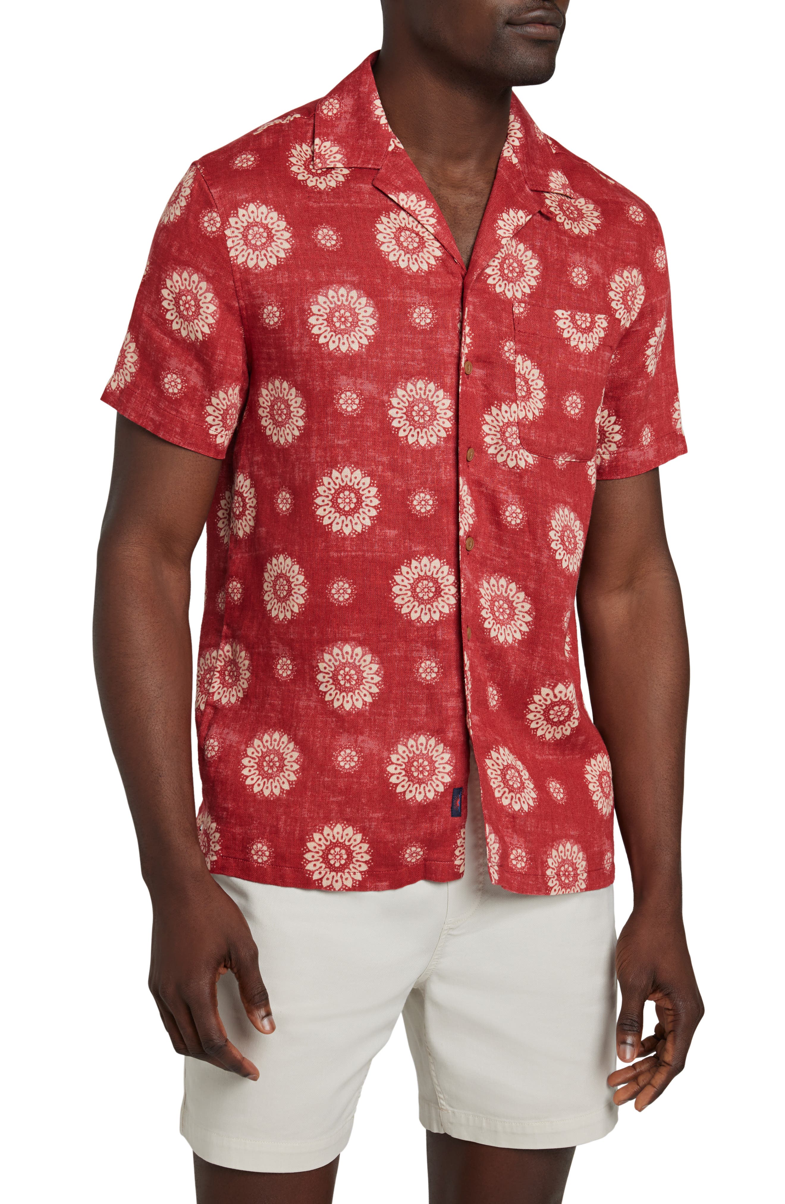 Faherty Hemp Blend Camp Shirt