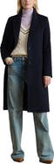 Lauren Ralph Lauren Single Breasted Wool Blend Coat