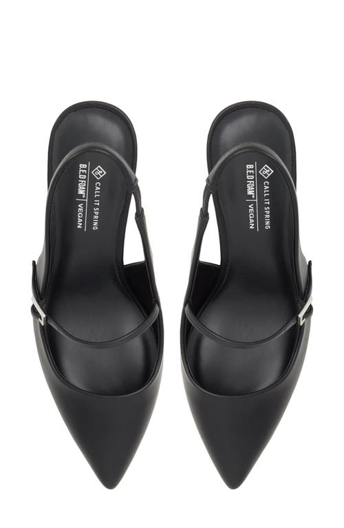 Call It Spring Slingback Pump In Black