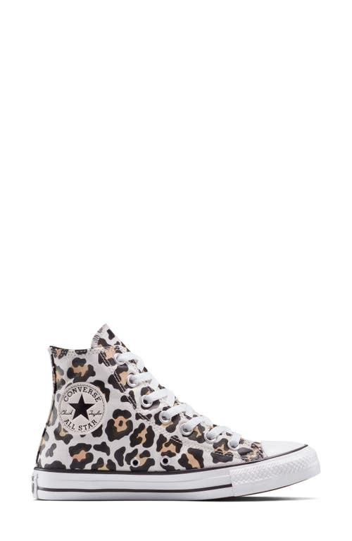 Converse Gender Inclusive Chuck Taylor All Star Leopard Spot Canvas High Top Sneaker In Animal Print