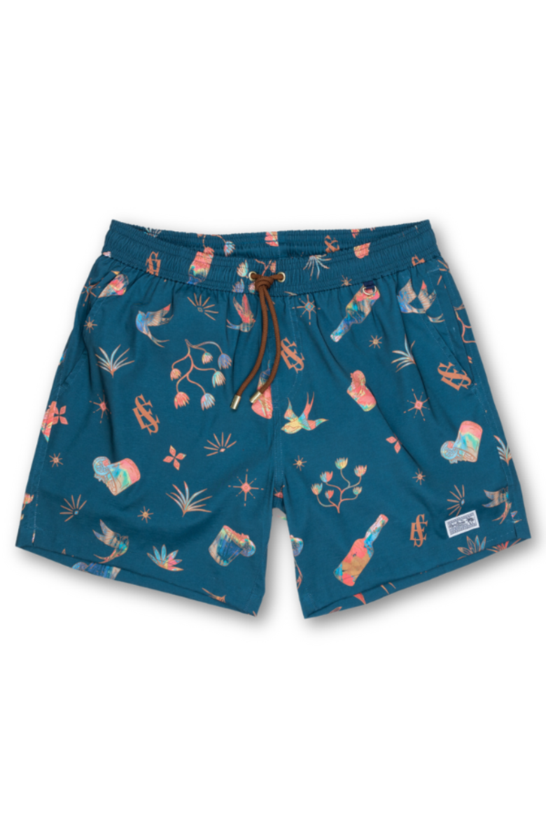 Baja Llama El Sativo - Stretch Swimsuit, Main, color, Navy