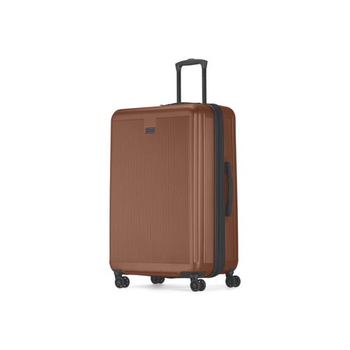 Bugatti Singapore Hardside Check-in Large Luggage With Expansion In Rust