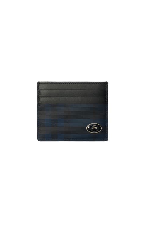 Tall Check Card Case