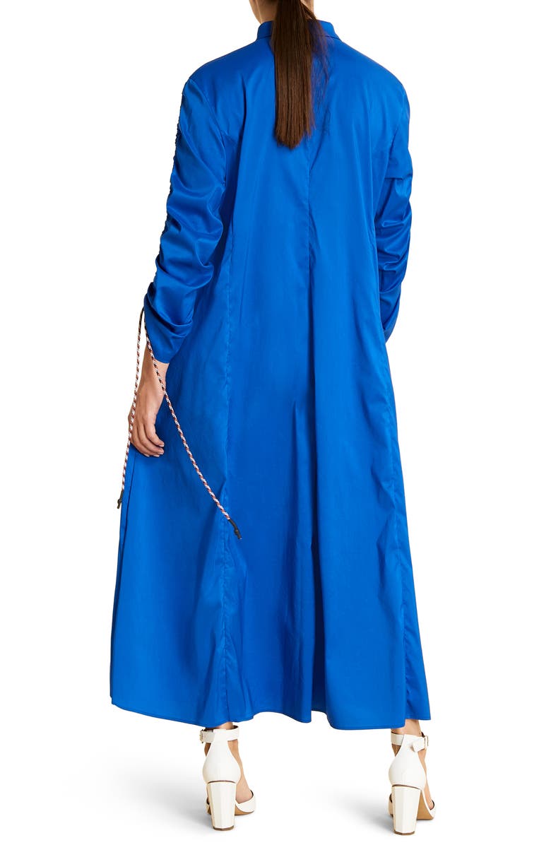 Marina Rinaldi Dondolo Long Sleeve Maxi Shirtdress, Alternate, color, 