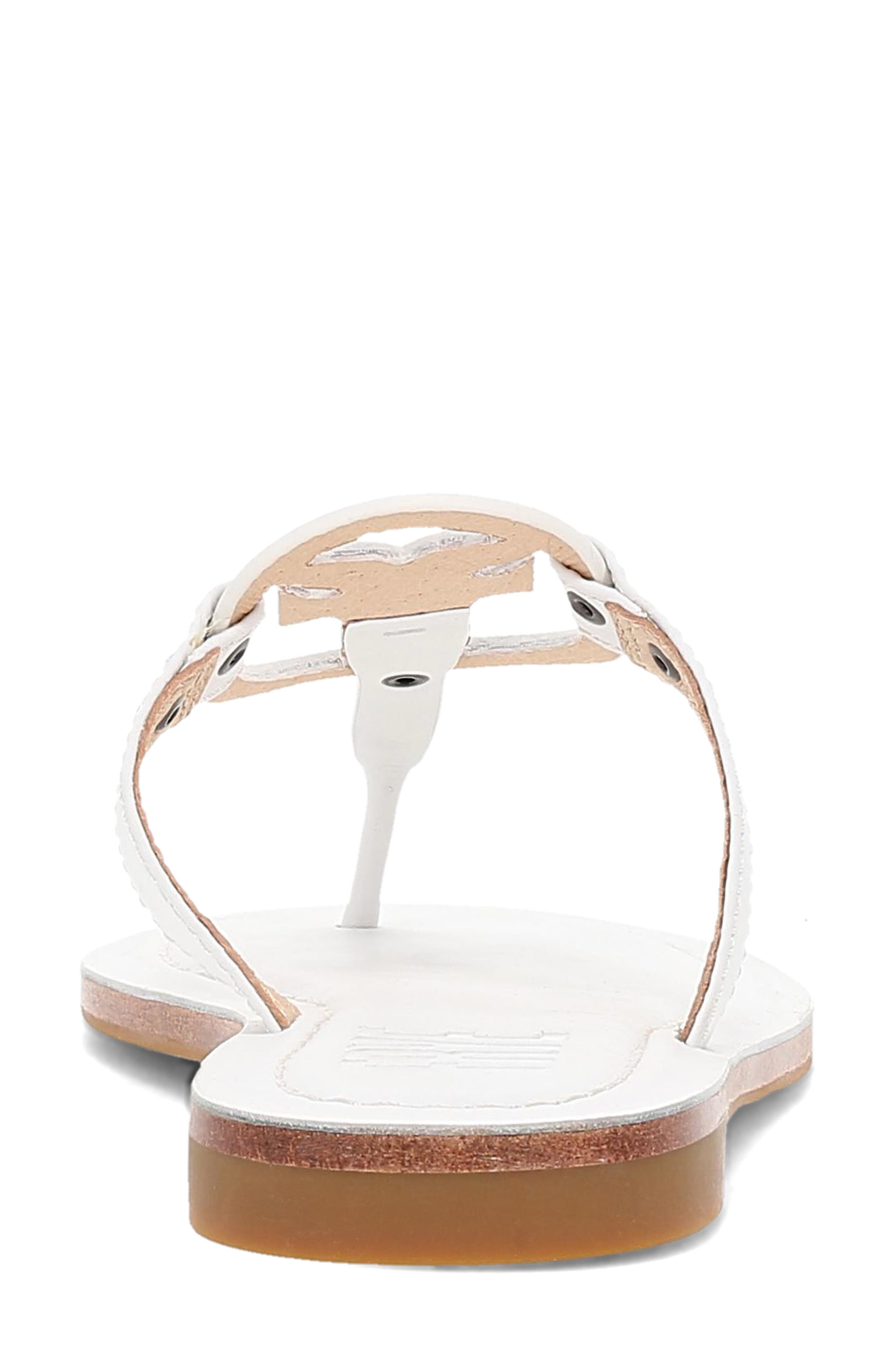Taylor Logo Sandal, Alternate, color, WHITE