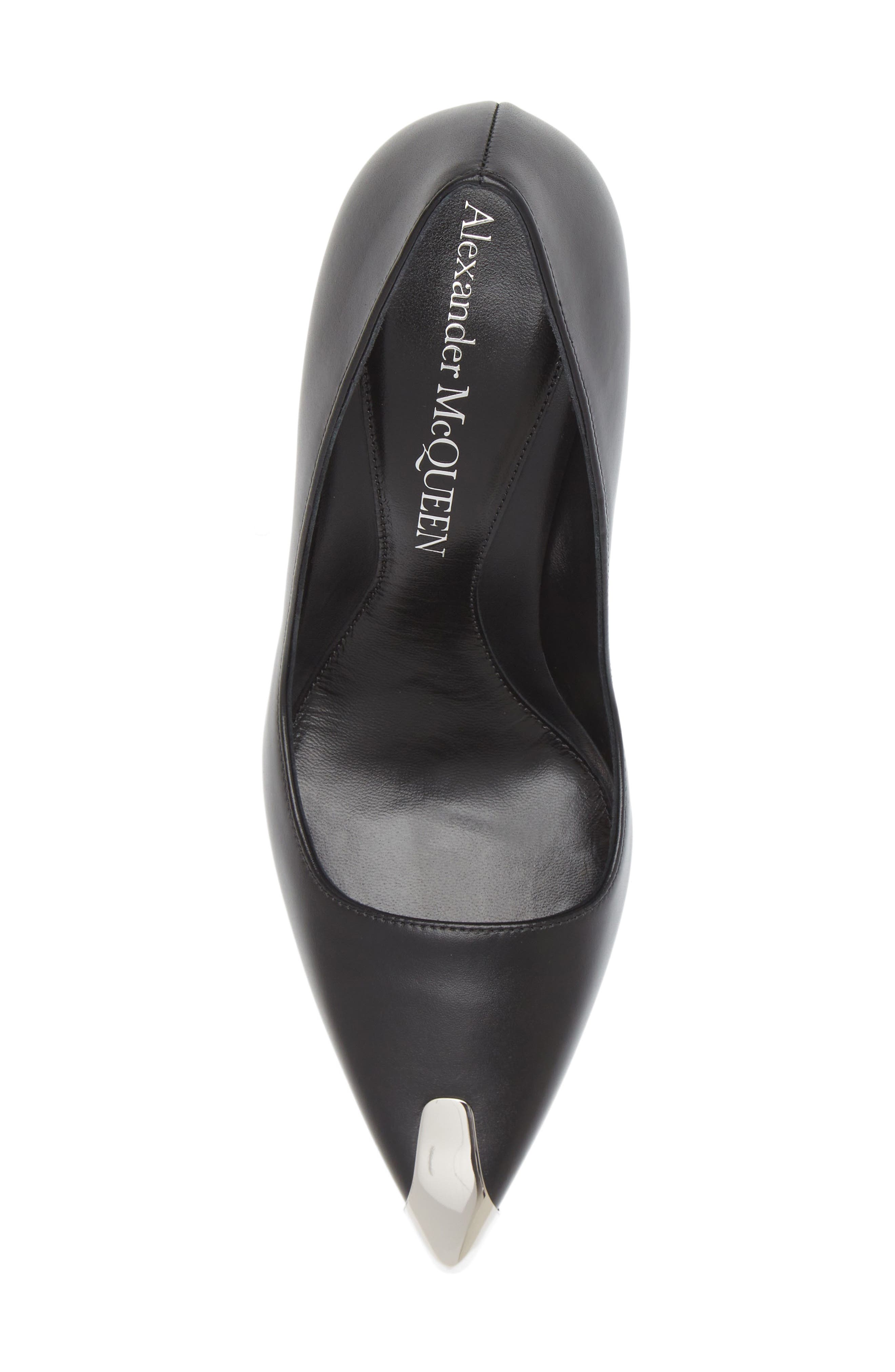 McQueen Punk Pointed Toe Pump, Alternate, color, 
