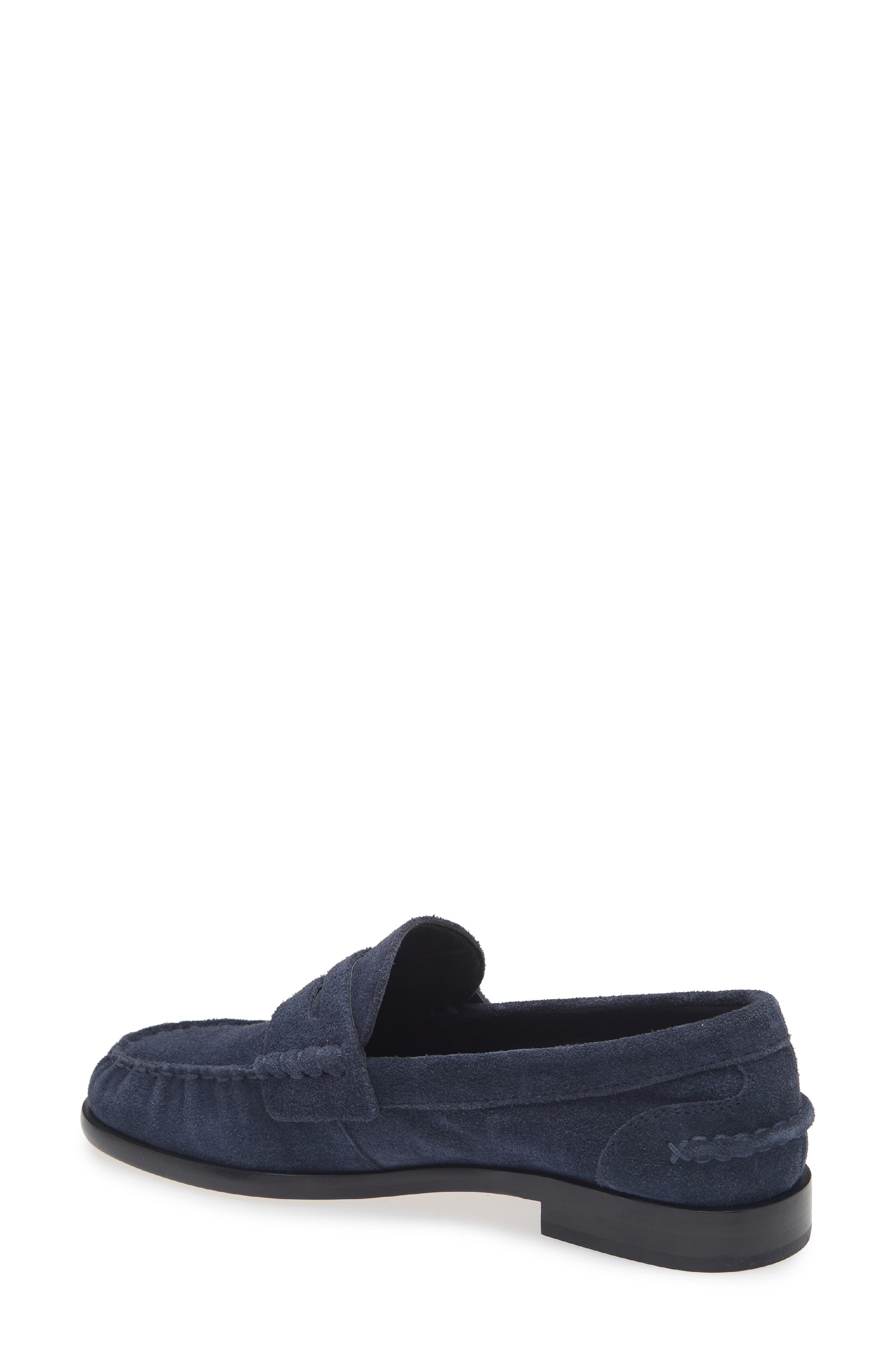 rag & bone Carter Penny Loafer, Alternate, color, Navy Sd