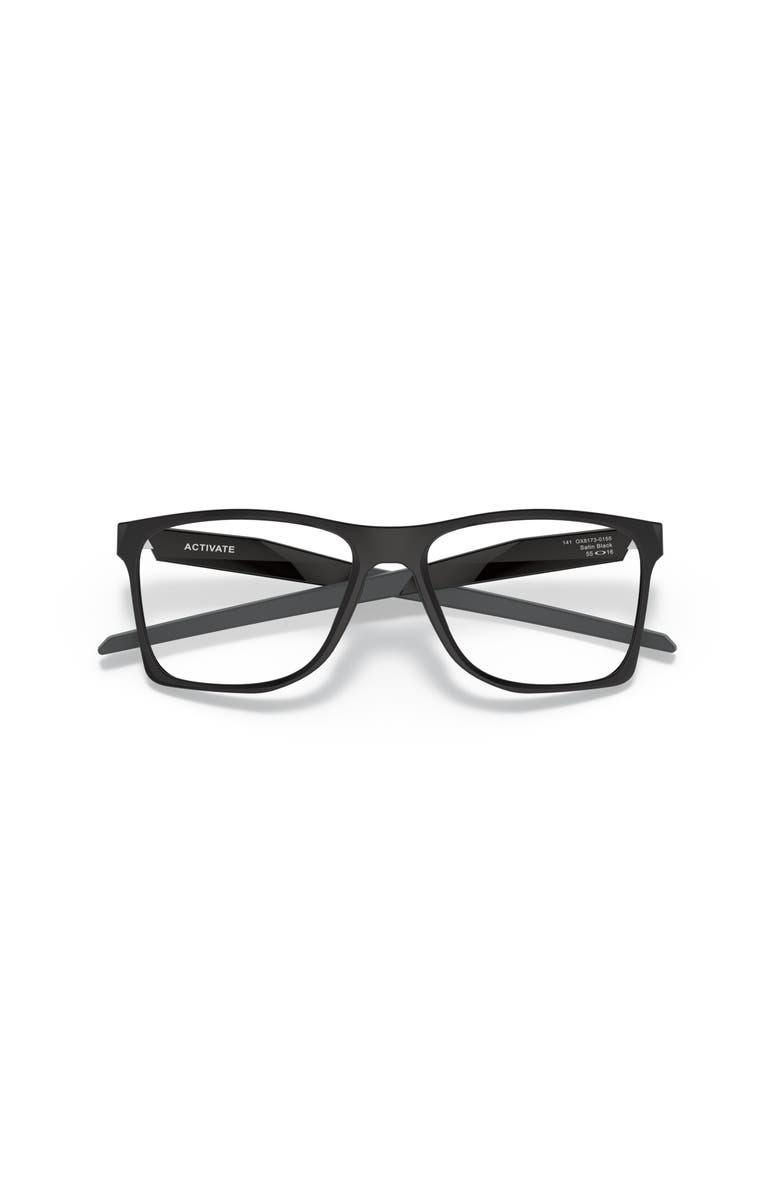Oakley 55mm Square optical glasses, Alternate, color, Black