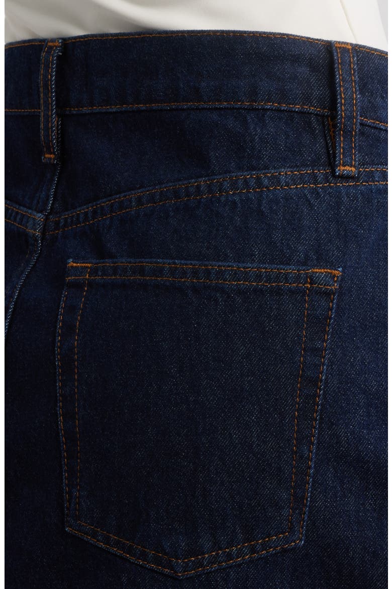 The Denim Miniskirt, Alternate, color, RINSE