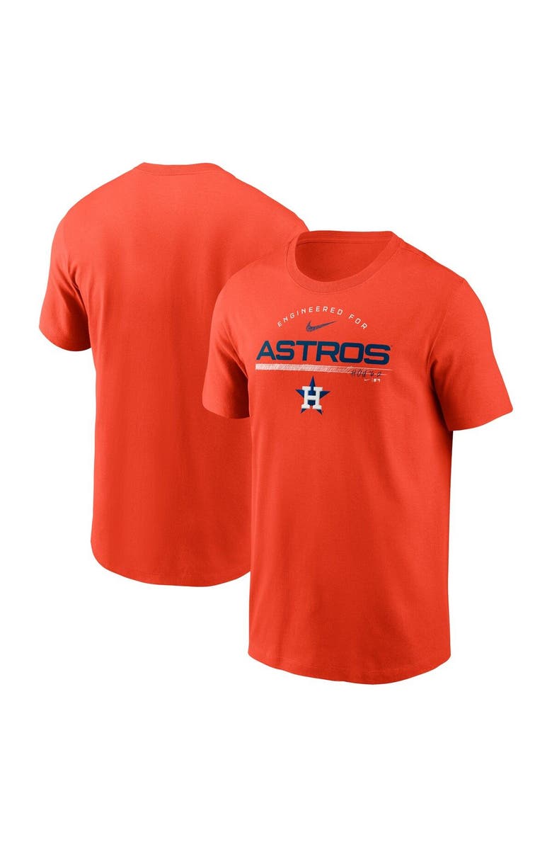 Nike Men's Nike Orange Houston Astros Team Engineered Performance T-Shirt, Main, color, 